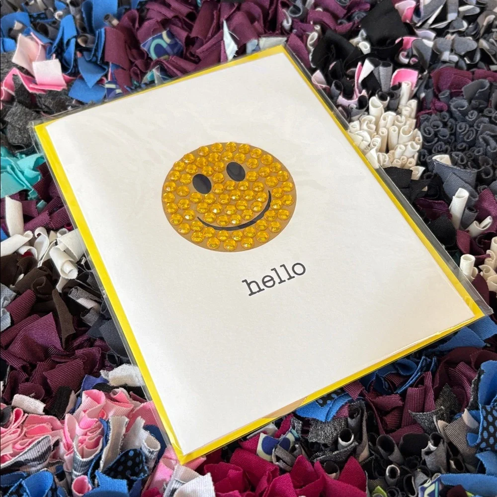 🆕Papyrus ‘Gemmed’ “Hello” Greeting Card